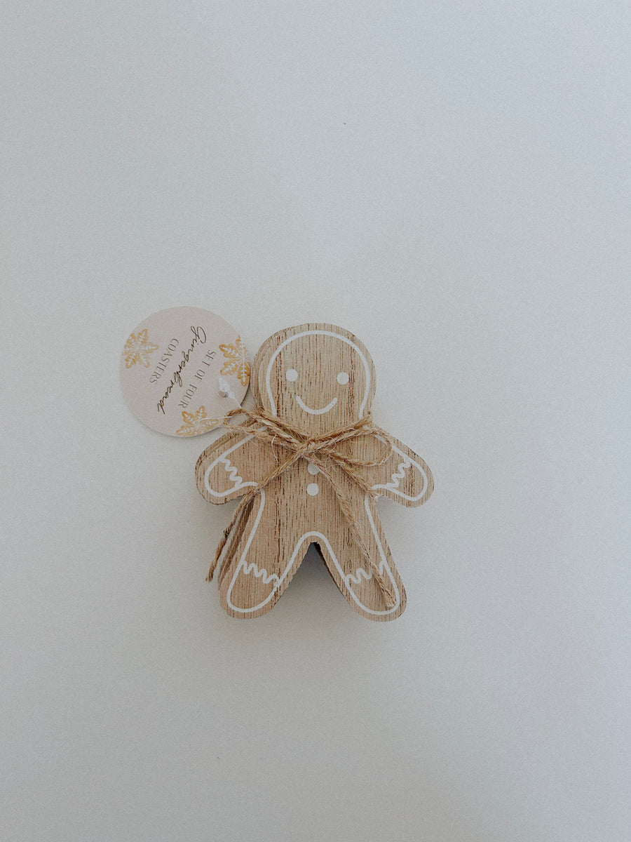 Gingerbread Man Coasters