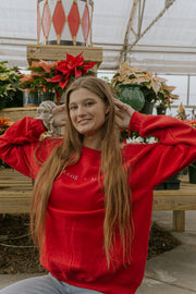 Mimosas + Mistletoe Crewneck