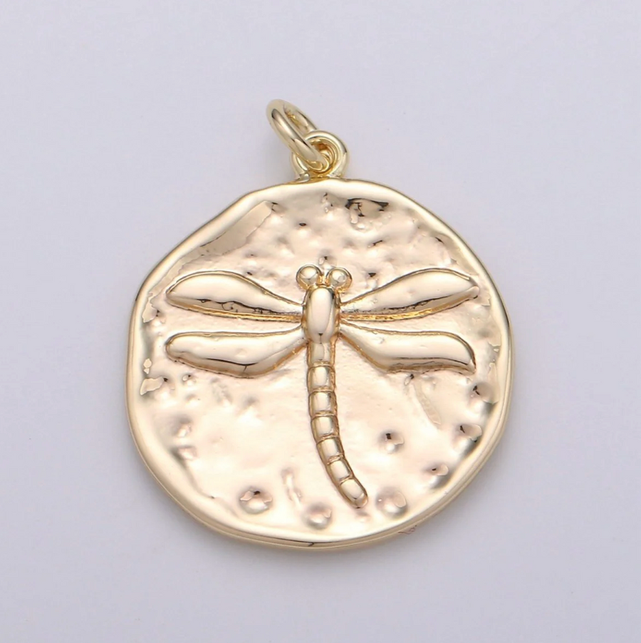 Dragonfly charm