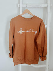 Coffee and dogs crewneck