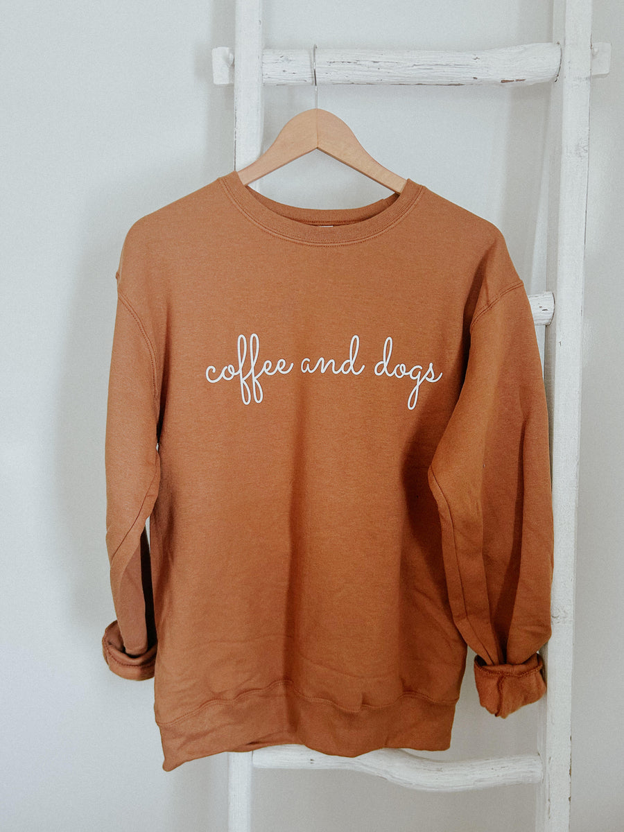 Coffee and dogs crewneck