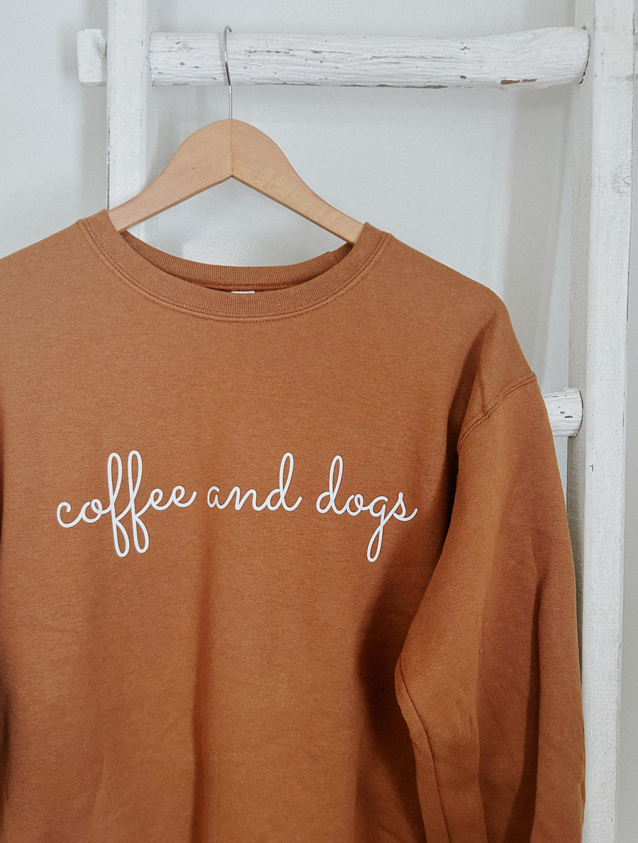 Coffee and dogs crewneck