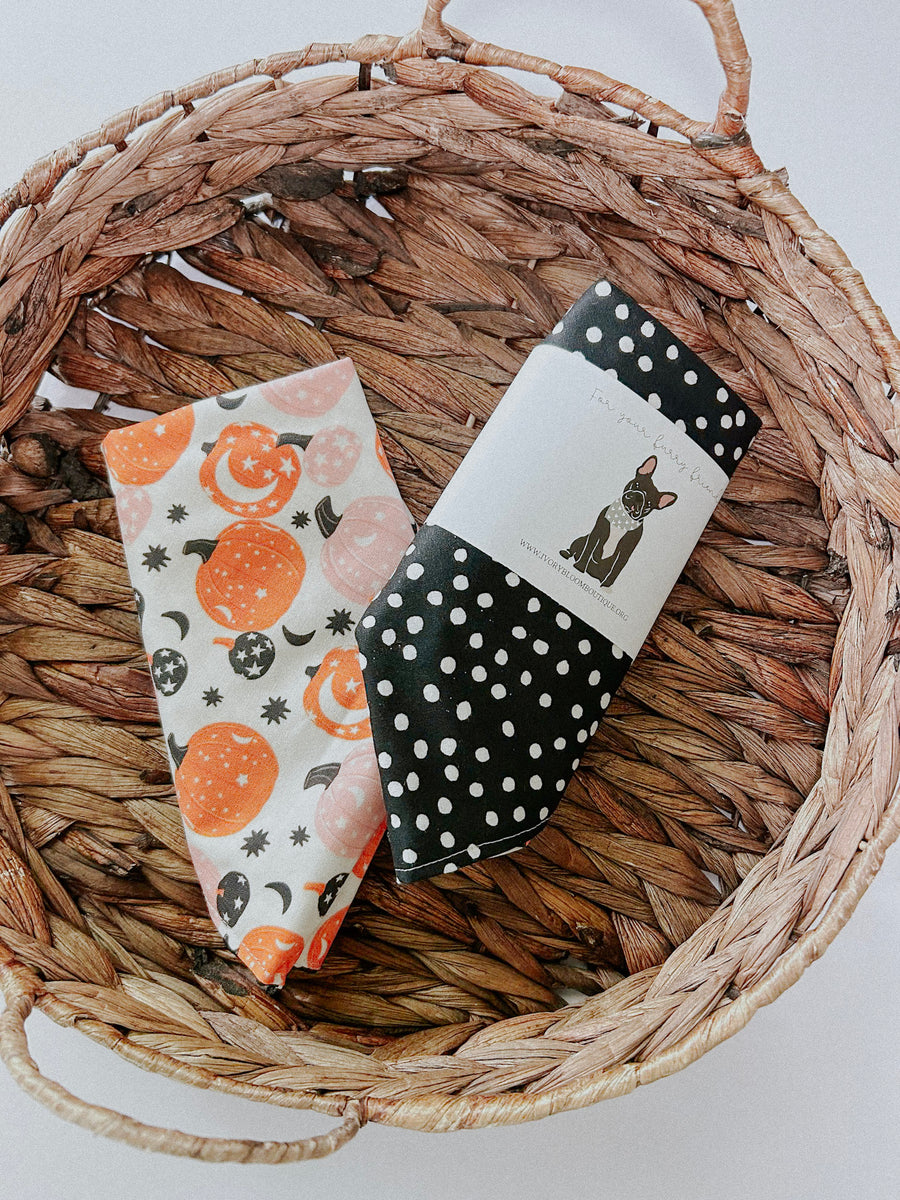 Spooky Pumpkins Reversible Bandana