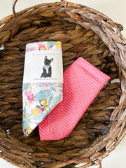 Pink Floral Dog Bandana