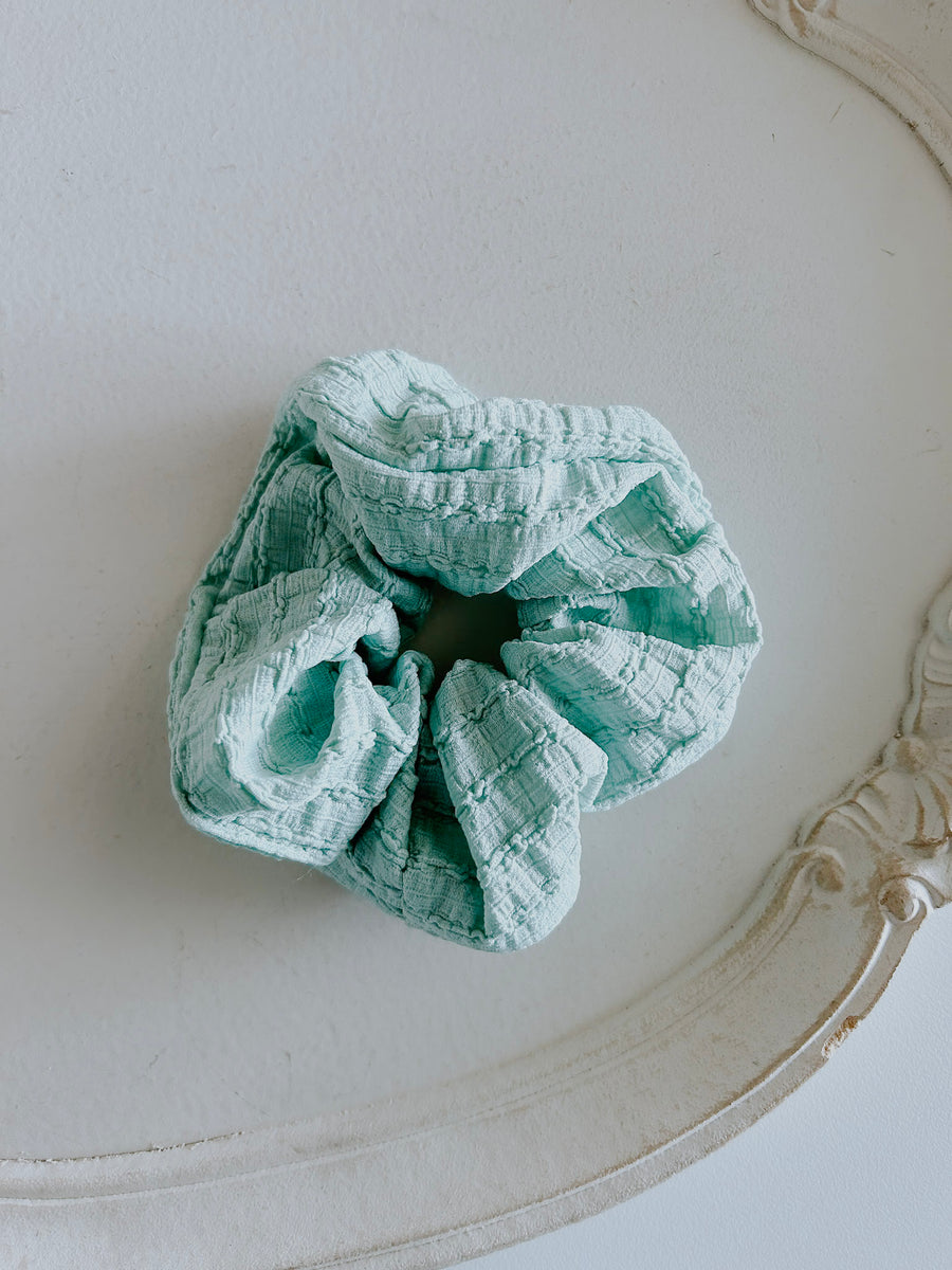 Teal Oversized Scrunchie
